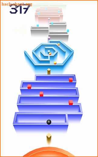 Crossy Ball - Orbit Rolling Ball Escape screenshot