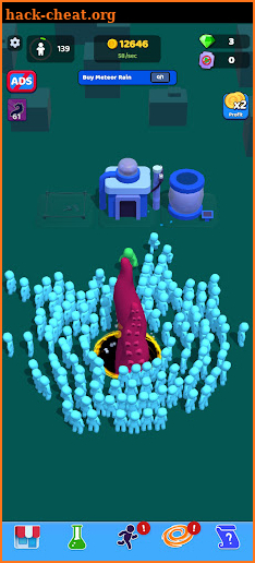 Crowd eater: Idle black hole screenshot