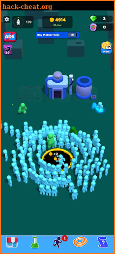 Crowd eater: Idle black hole screenshot