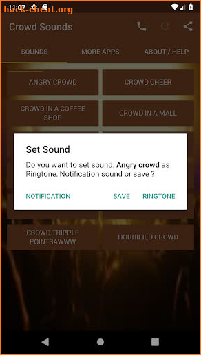 Crowd Sounds screenshot
