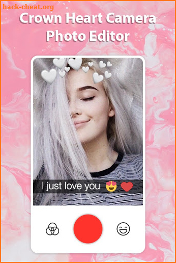 Crown Heart Camera Editor screenshot