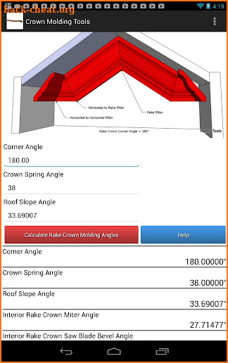 Crown Molding Tools screenshot