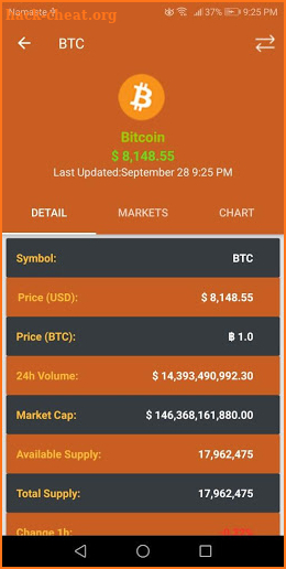 Crpto Market Watcher screenshot