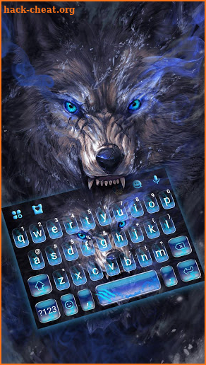 Cruel Night Wolf Keyboard Theme screenshot