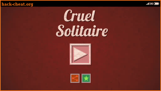 Cruel Solitaire screenshot