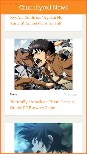 Crunchyroll News screenshot