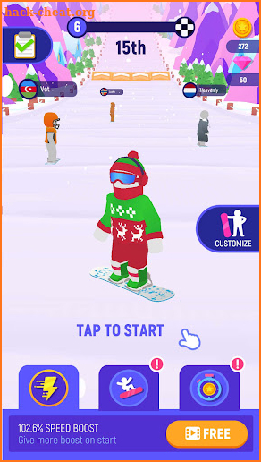 Crush Ski:Ramp Race screenshot