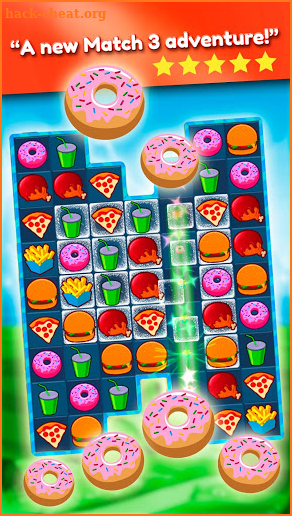 Crush The Burger ! Deluxe Match 3 Game screenshot