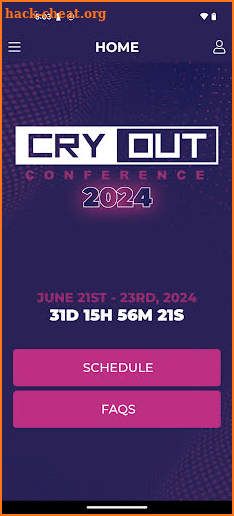 Cry Out Conference screenshot