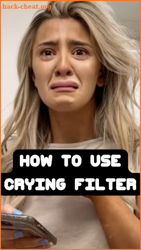 Crying Face Filter Camera Tips screenshot