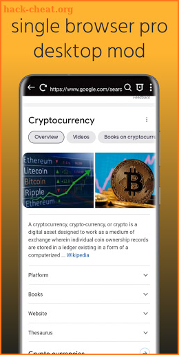 Crypto Browser Pro 2021 screenshot