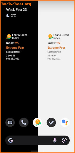 Crypto Fear & Greed - Widgets screenshot