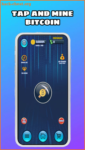 Crypto Mining : Free Bitcoin Machine Simulator screenshot