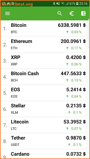 Crypto Monitor Pro: Crypto Converter, Portfolio screenshot