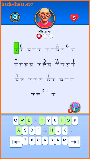 Crypto Word Riddle screenshot