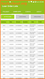 CryptoCurr PoloBOT Lender screenshot