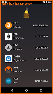 CryptoFolio screenshot