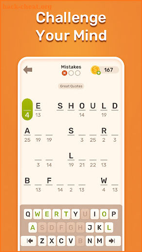 Cryptogram Master screenshot