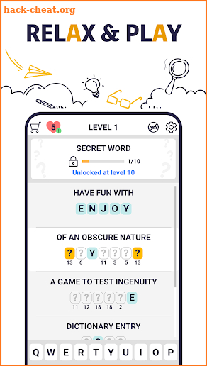 Cryptogram Pro - Word Puzzle screenshot