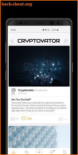 CRYPTOVATOR APP screenshot