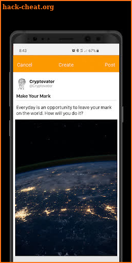 CRYPTOVATOR APP screenshot