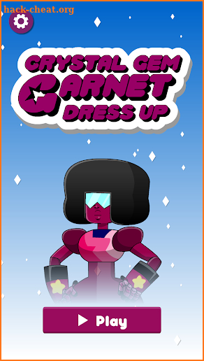 Crystal Gem Garnet Dress Up Game screenshot