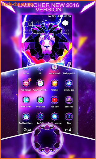 Crystal Lion Launcher screenshot