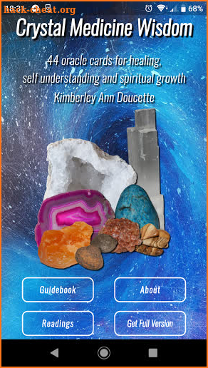 Crystal Medicine Wisdom Oracle Cards screenshot