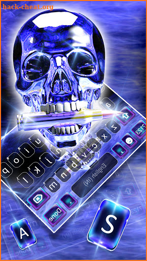 Crystal Skull Keyboard Background screenshot