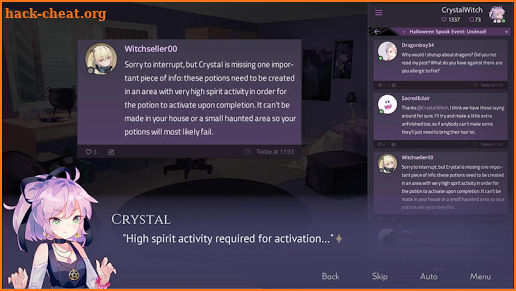 Crystal the Witch screenshot