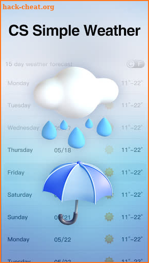 CS Simple Weather LiveForecast screenshot