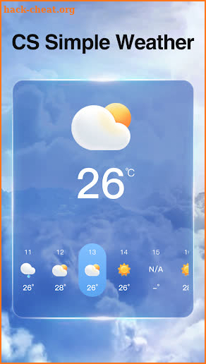 CS Simple Weather LiveForecast screenshot