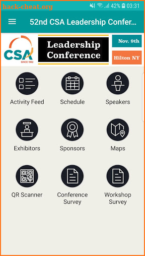 CSA Conference 2019 screenshot