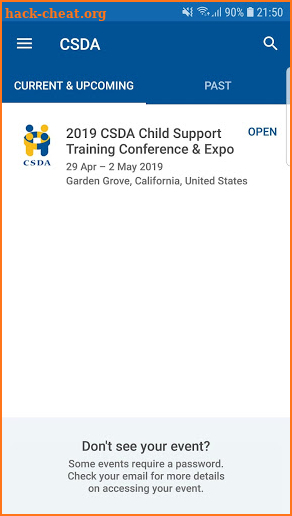 CSDA screenshot