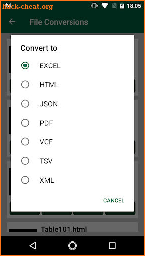 CSV File Converter screenshot