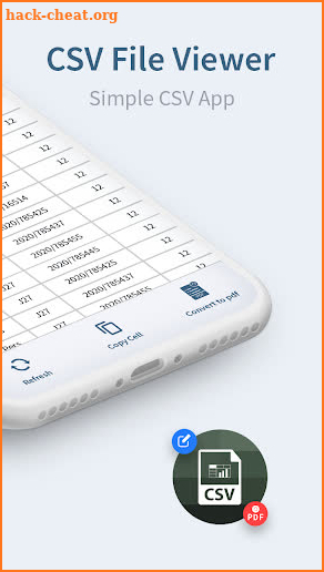 CSV file Viewer : Simple CSV App screenshot