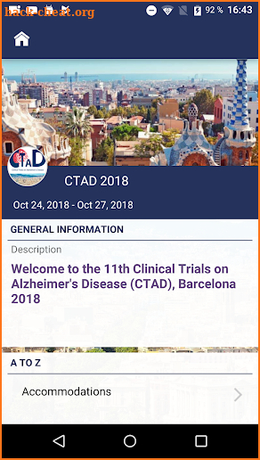 CTAD 2018 screenshot