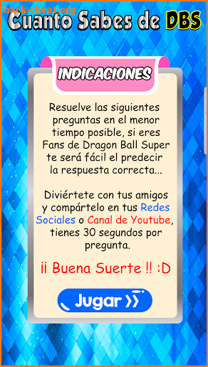 Cuanto Sabes de DBS - Trivia screenshot