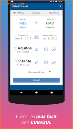Cubazul Vuelos screenshot