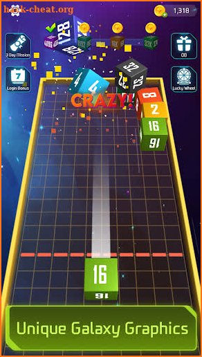 Cube Galaxy: Shooting2048 screenshot