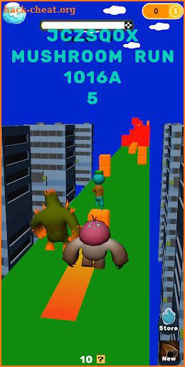 Cube Race Runing screenshot