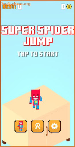 CubeCraft Super Spider Jump screenshot