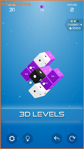 Cubia - slide puzzle screenshot