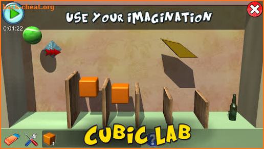 Cubic Lab 3D: Puzzle pieces & Physics Jigsaw screenshot