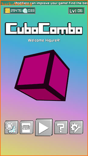 CuboCombo: A 3D match 3 game! screenshot