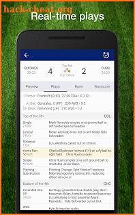 Cubs Baseball: Live Scores, Stats, Plays & Games screenshot