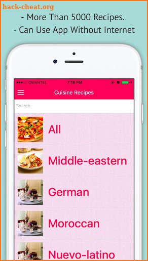 Cuisine Recipes - Offline Easy Cuisine Recipe screenshot