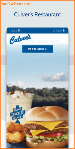 Culvers app screenshot