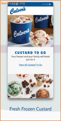 Culvers app screenshot