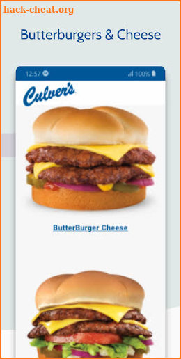 Culvers app screenshot